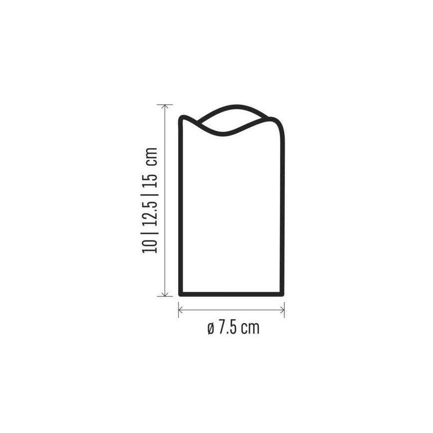 UPPSÄTTNING 3x LED juldekoration  3xLED/3x3AAA + fjärrkontroll 