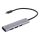 USB-C-hubb 4-i-1 med Power Delivery 100 W