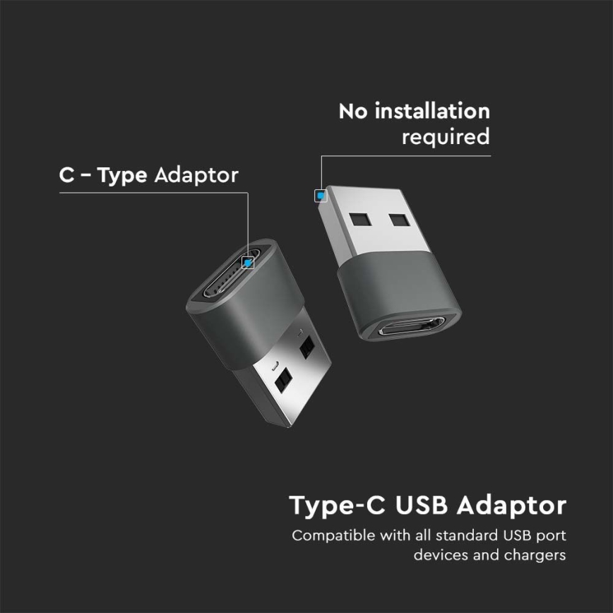 USB-C till USB-adapter