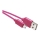 USB-kabel USB 2.0 kontakt/USB-B micro kontakt rosa