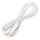USB-kabel USB-A / USB-C anslutning med LED bakgrundsbelyst 18W 1m vit