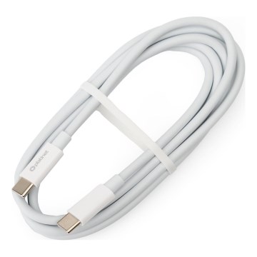 USB-kabel USB-C / USB-C anslutning 100W 1,5m vit