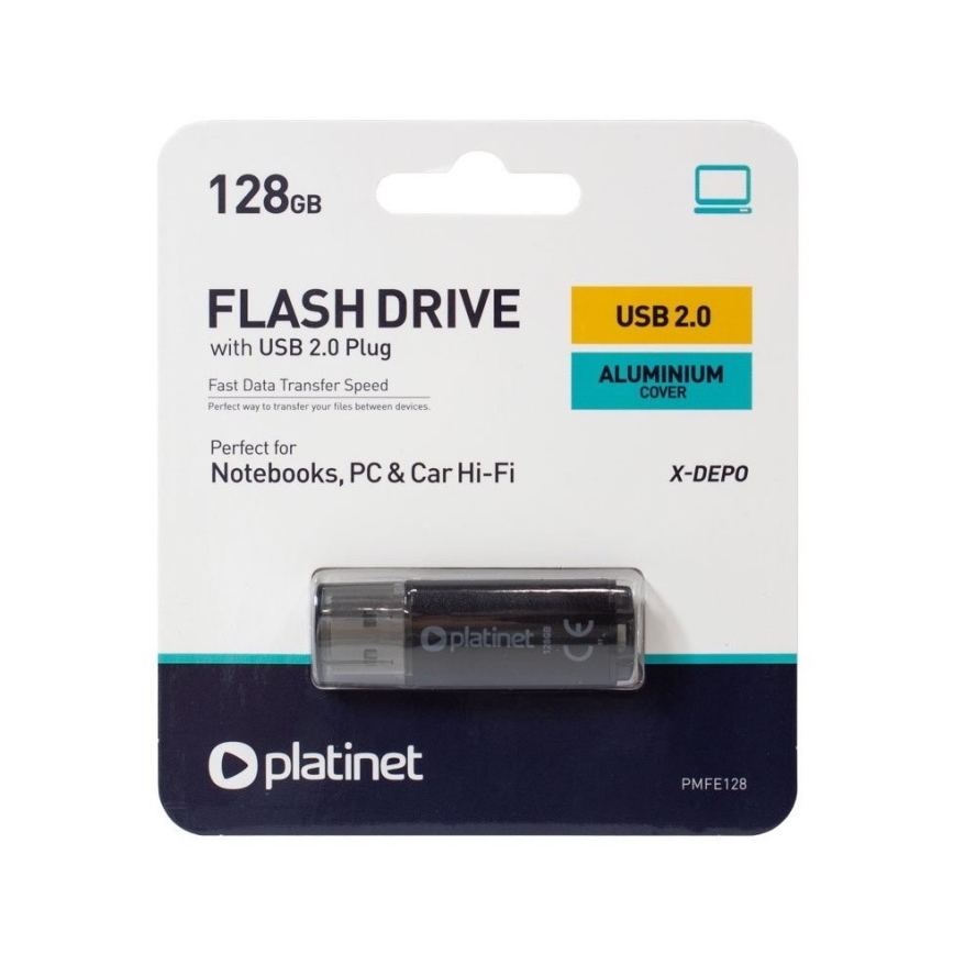USB-minne 128GB Svart