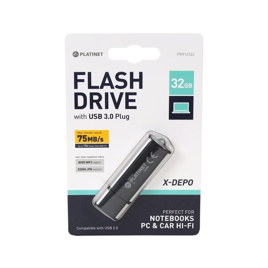 USB-minne USB 3.0 32GB svart