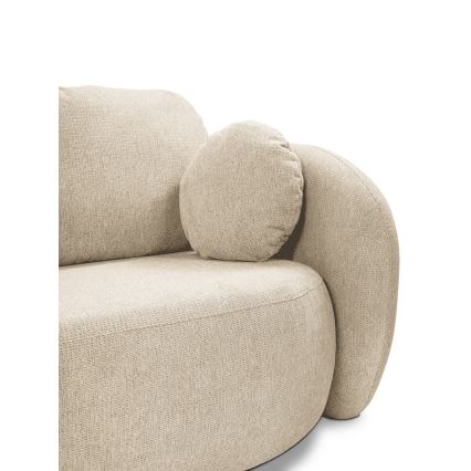 Utdragbar 3-sits bäddsoffa OLBIA, beige