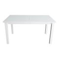 Utdragbart matbord LIAM vit