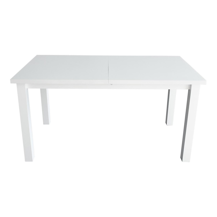 Utdragbart matbord LIAM vit