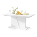 Utdragbart matbord NINO vit