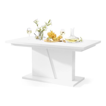 Utdragbart matbord NINO vit