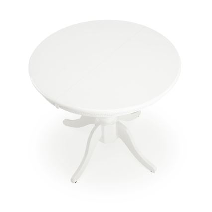 Utdragbart matbord WILLIAM 75x124 cm vitt