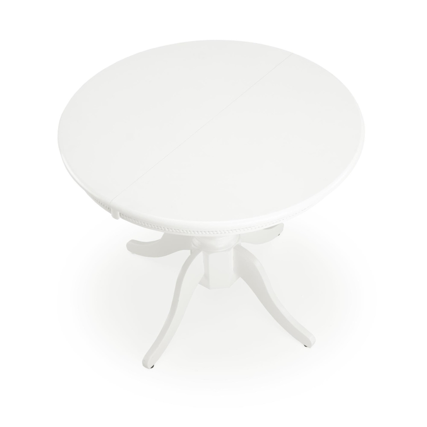 Utdragbart matbord WILLIAM 75x124 cm vitt