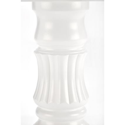 Utdragbart matbord WILLIAM 75x124 cm vitt