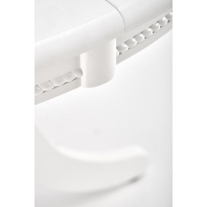 Utdragbart matbord WILLIAM 75x124 cm vitt