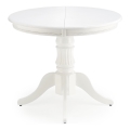 Utdragbart matbord WILLIAM, vitt