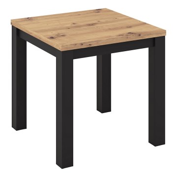 Utdragbart matbord ZARO artisan-ek/svart