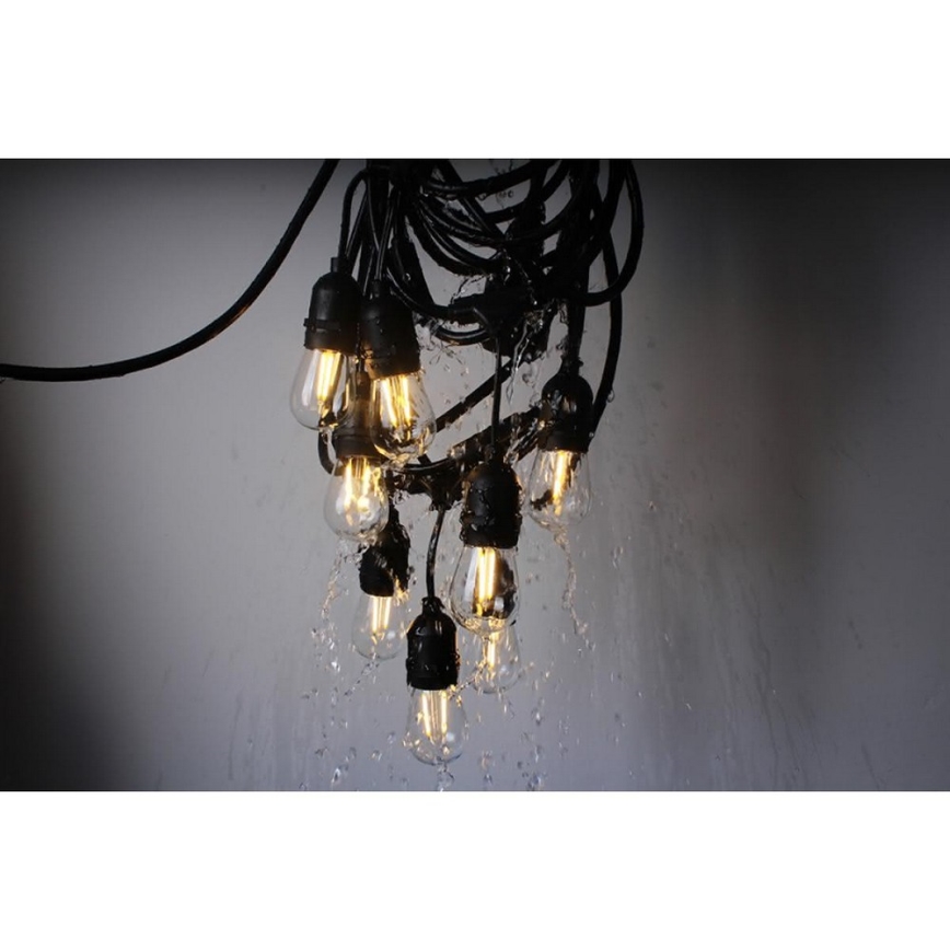 Utomhus dekorationskedja GIRLANDA 10 m 10xE27/10W/230V IP44
