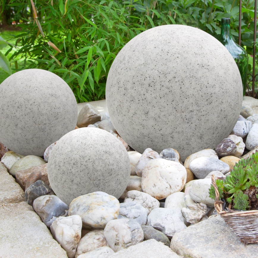 Utomhus dekorativ belysning GARDEN BALL 1xE27/40W/230V IP65 d. 28 cm