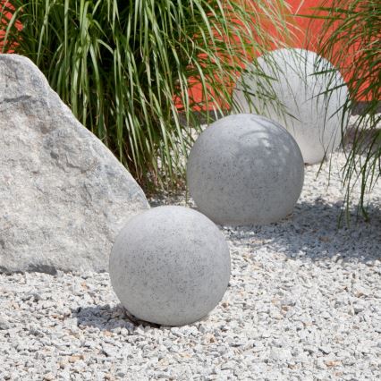 Utomhus dekorativ belysning GARDEN BALL 1xE27/40W/230V IP65 d. 28 cm