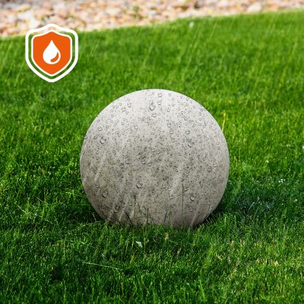 Utomhus dekorativ belysning GARDEN BALL 1xE27/40W/230V IP65 d. 28 cm