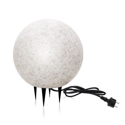 Utomhus dekorativ belysning GARDEN BALL 1xE27/40W/230V IP65 d. 28 cm