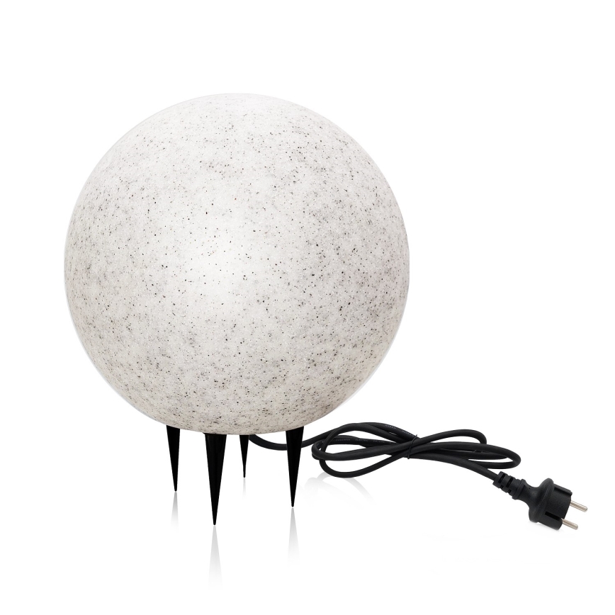 Utomhus dekorativ belysning GARDEN BALL 1xE27/40W/230V IP65 d. 28 cm