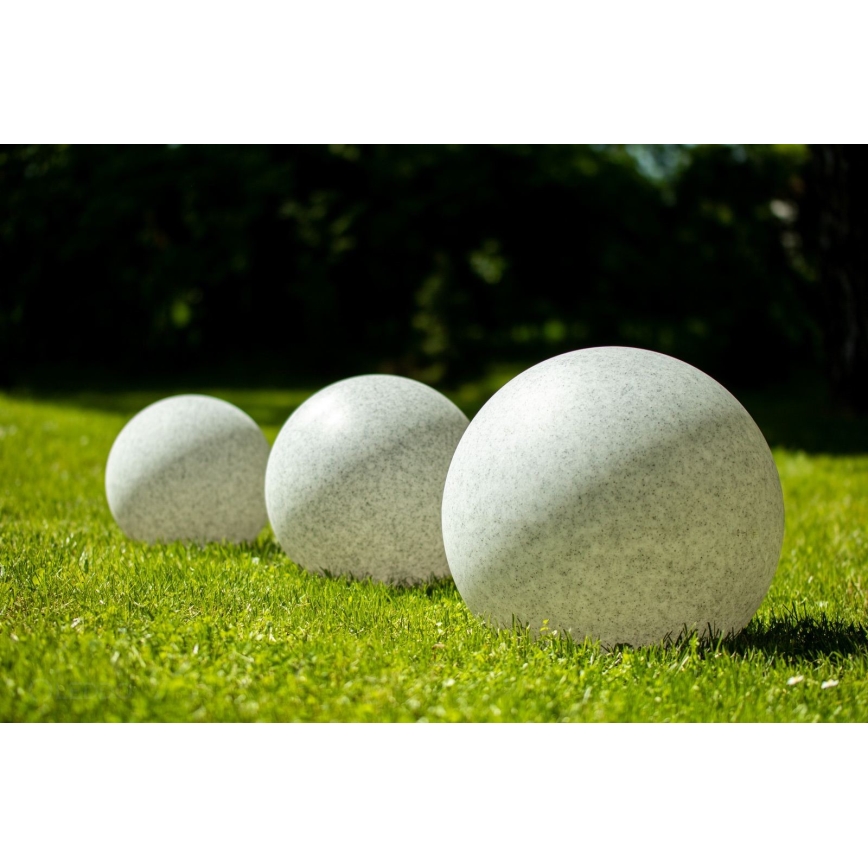 Utomhus dekorativ belysning GARDEN BALL 1xE27/40W/230V IP65 d. 38 cm