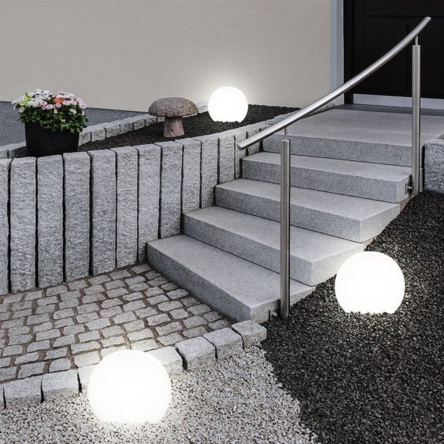 Utomhus dekorativ belysning GARDEN BALL 1xE27/40W/230V IP65 d. 38 cm