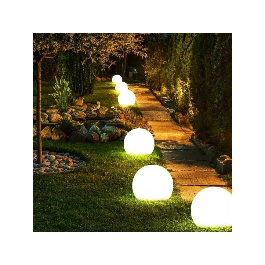 Utomhus dekorativ belysning GARDEN BALL 1xE27/40W/230V IP65 d. 38 cm