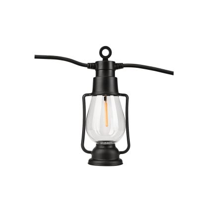 Utomhus Dekorativ slinga KRANS 20xLED 20m IP44 varm vit
