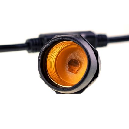 Utomhus dekorkedja GIRLANDA 10 m 10xE27/10W/230V IP44