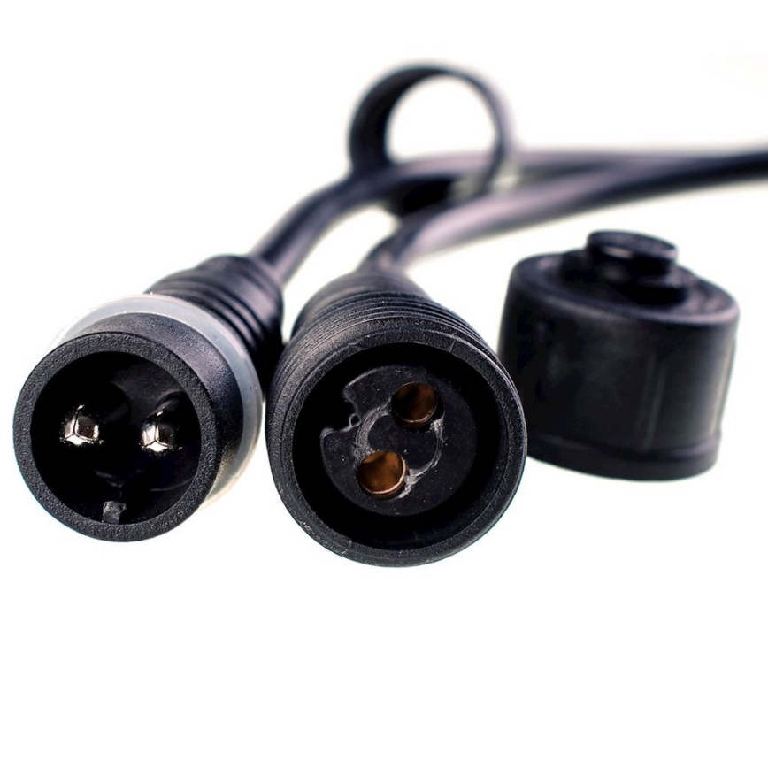 Utomhus dekorkedja GIRLANDA 10 m 10xE27/10W/230V IP44