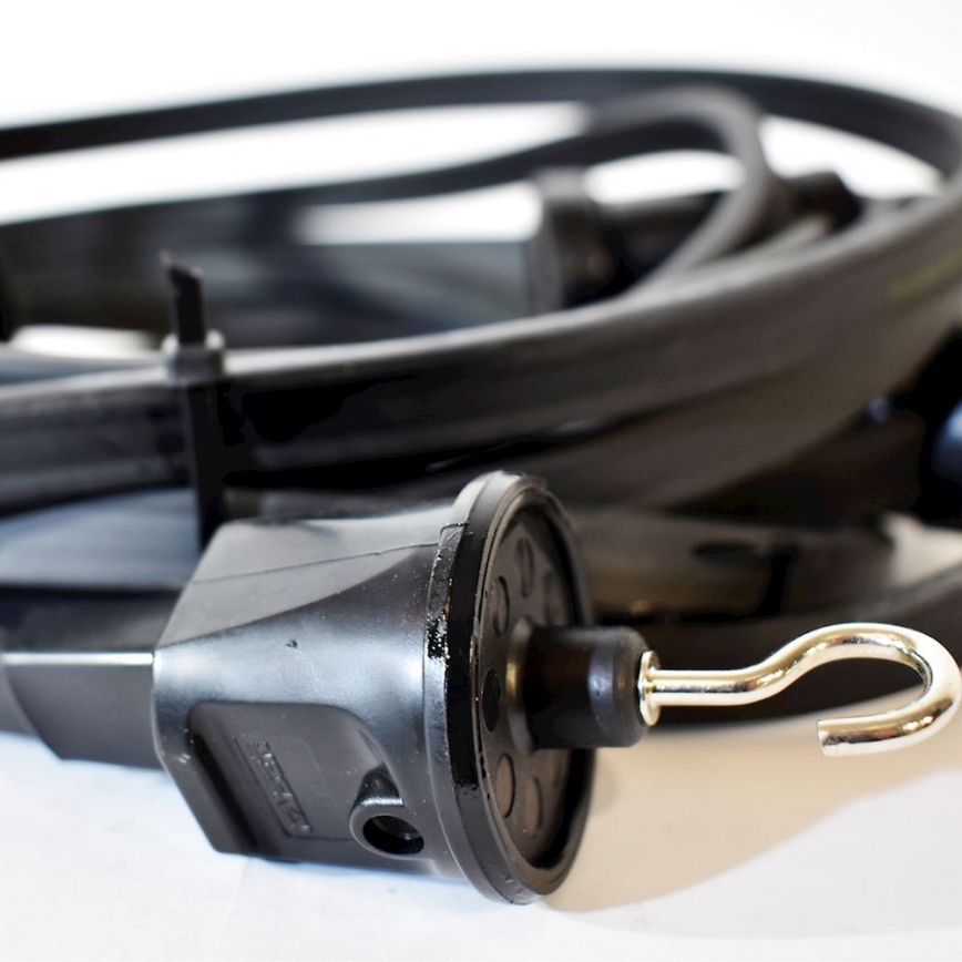 Utomhus dekorkedja GIRLANDA 17 m 15xE27/15W/230V IP44