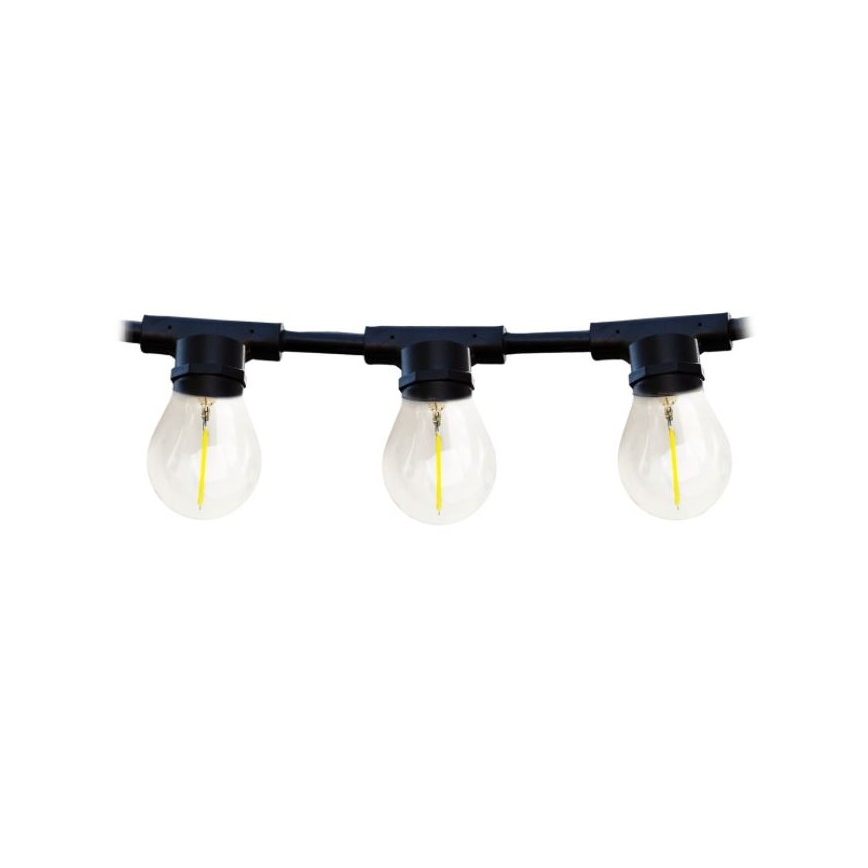 Utomhus dekorkedja MIMOSA 20xE27/1,3W/230V IP44 10m