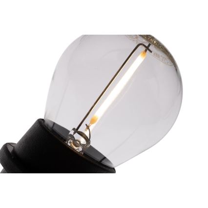 Utomhus dekorkedja MIMOSA 20xE27/1,3W/230V IP44 20m
