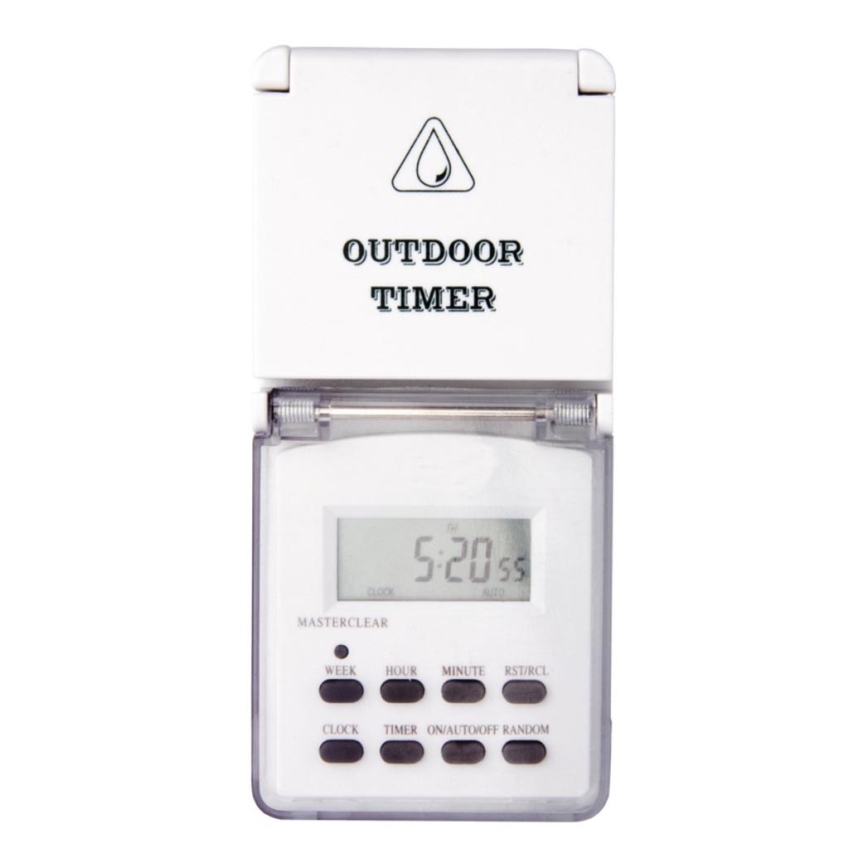 Utomhus digital timer 230V/16A IP44
