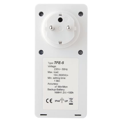 Utomhus digital timer 230V/16A IP44