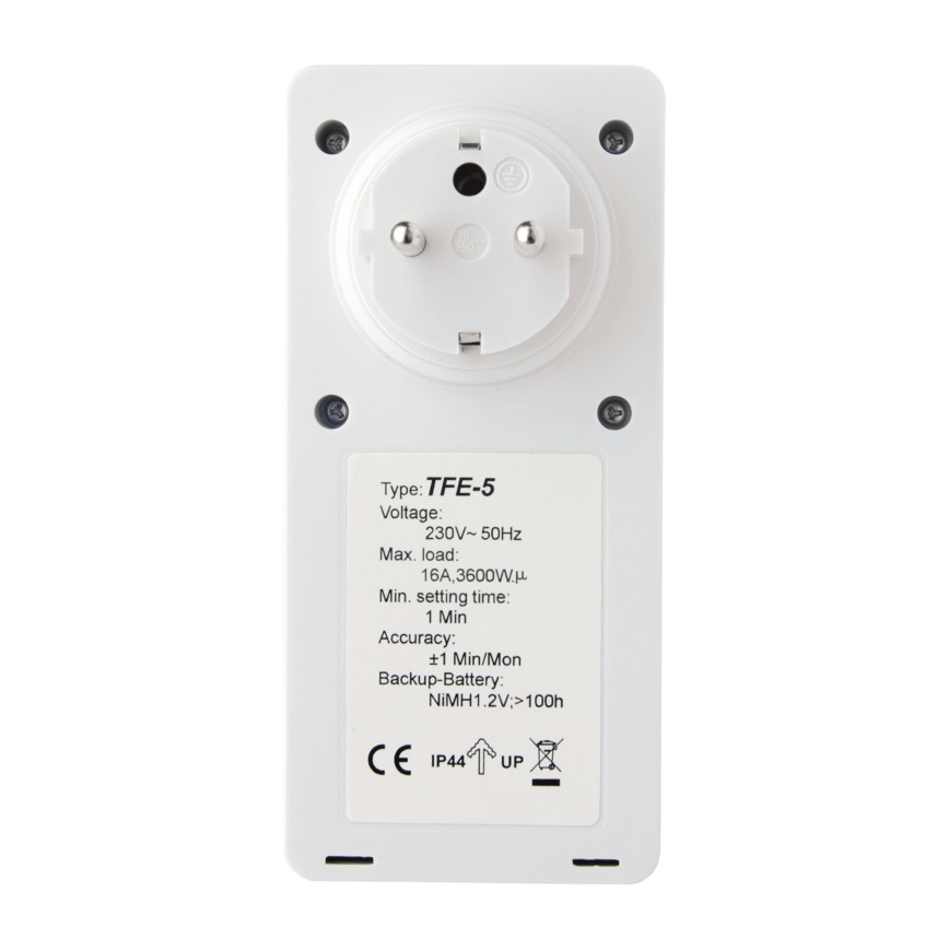 Utomhus digital timer 230V/16A IP44