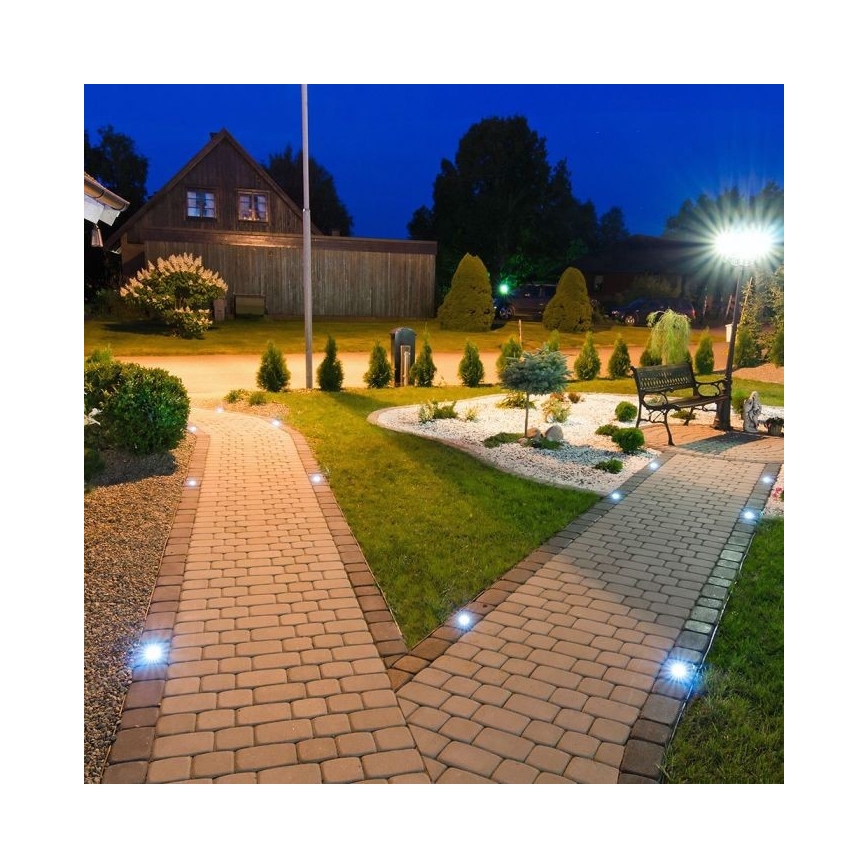 Utomhus infälld armatur 1xGU10/35W/230V IP67