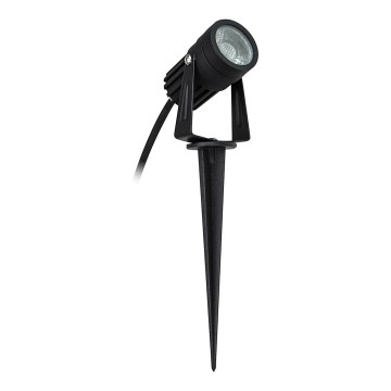 Utomhus LED belysning LED/3W/230V 2800K IP67 svart
