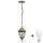 Utomhus LED Ljuskrona  FLORENCJA 1xE27/10W/230V IP43