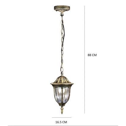 Utomhus LED Ljuskrona  FLORENCJA 1xE27/10W/230V IP43