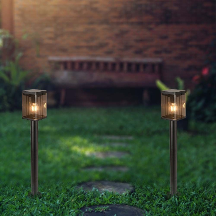 Utomhus LED solcellslampa med sensor LED/2,5W/3,7V 3000K IP54 svart