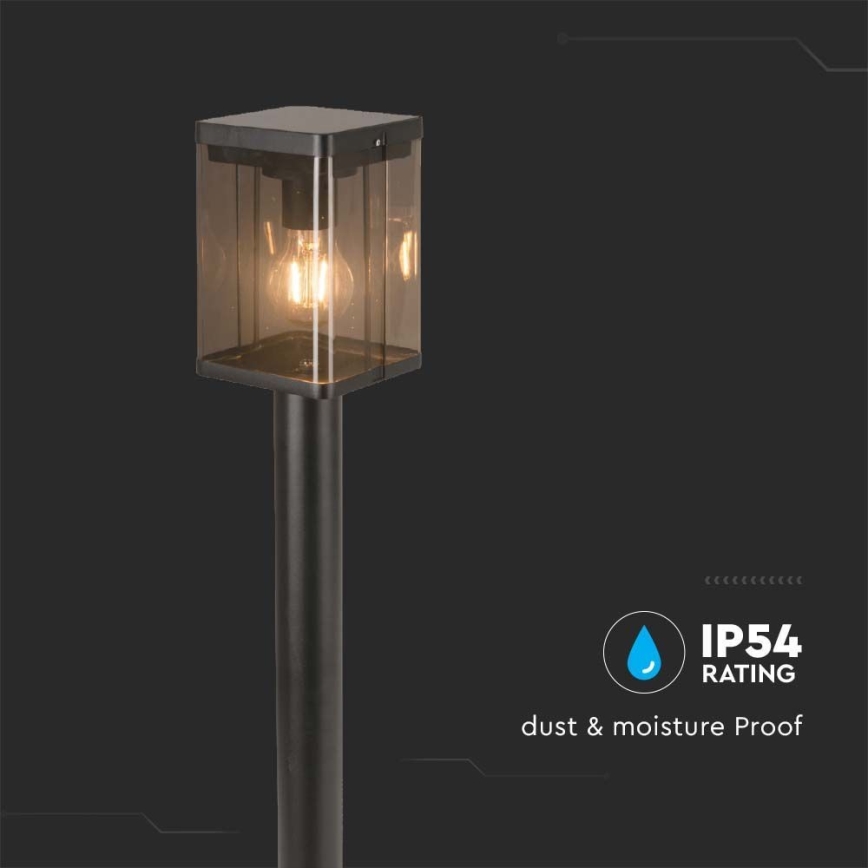 Utomhus LED solcellslampa med sensor LED/2,5W/3,7V 3000K IP54 svart