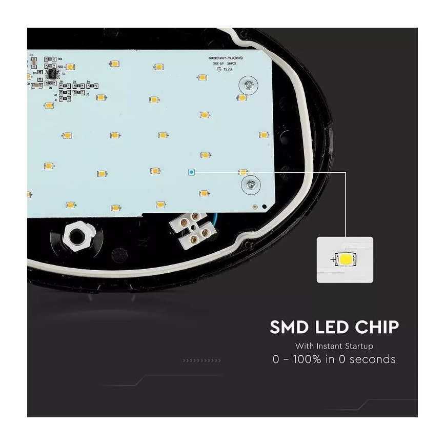Utomhus LED taklampa  LED/12W/230V IP54