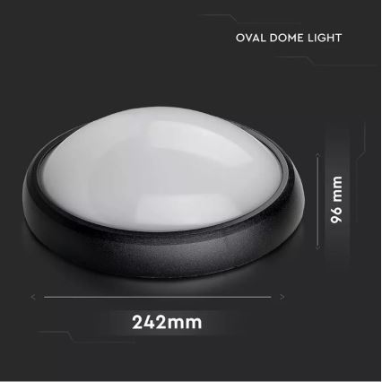 Utomhus LED taklampa  LED/12W/230V IP54