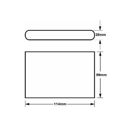 Utomhus LED Väggbelysning FLOW 2xLED/3W/230V IP54 svart