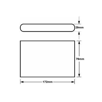 Utomhus LED Väggbelysning FLOW LED/6W/230V IP54 svart