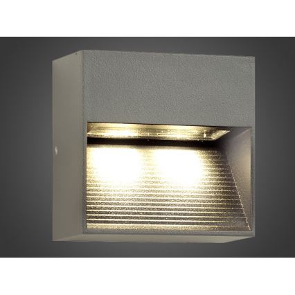Utomhus LED Väggbelysning NINION LED/2W/230V IP54