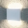 Utomhus LED vägglampa  CHICAGO 2xLED/3,25W/230V IP44 vit 