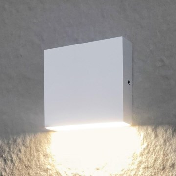 Utomhus LED vägglampa  CHICAGO LED/3,5W/230V IP44 vit